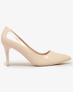 Sale Damskie lakierowane czółenka na szpilce Emeriers Szpilki|Klasyczne