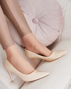 Sale Damskie lakierowane czółenka na szpilce Emeriers Szpilki|Klasyczne