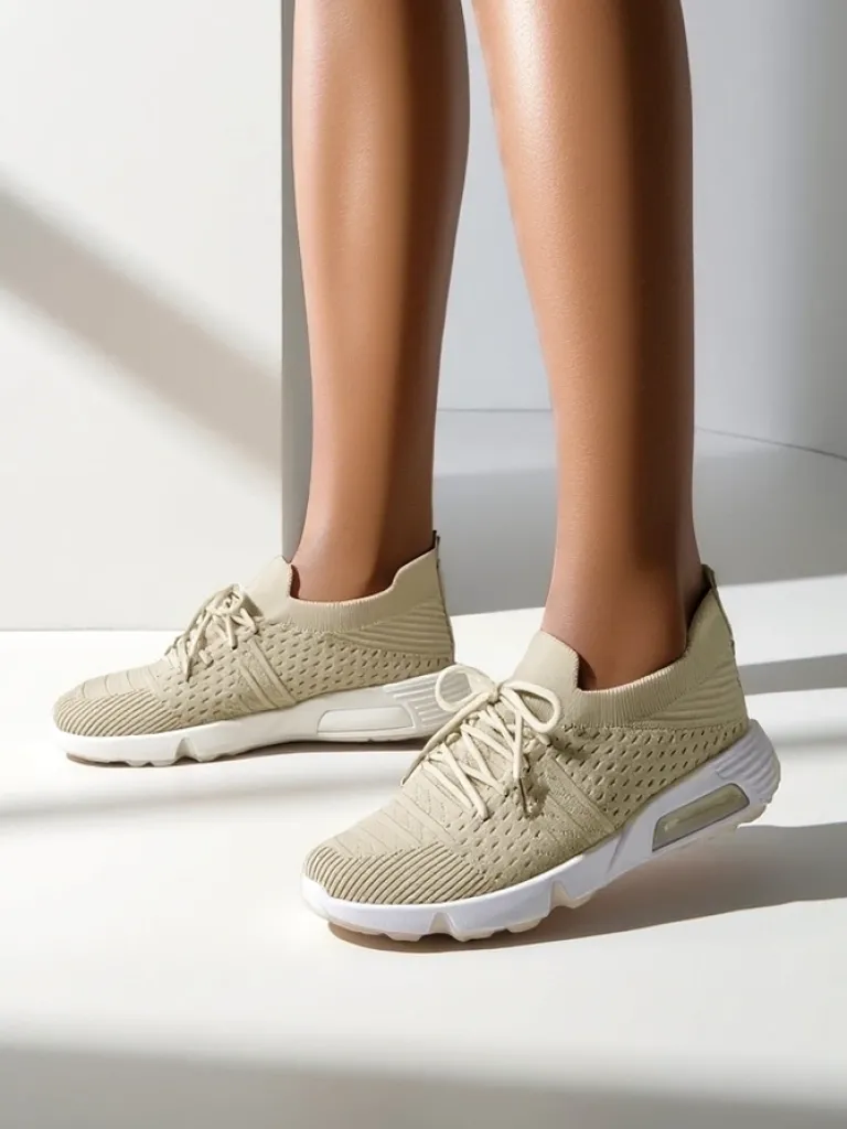 Best Damskie materiałowe buty sportowe Rinses Damskie Bieganie, Ćwiczenia I Trening