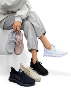 Best Damskie materiałowe buty sportowe Rinsel Damskie Bieganie, Ćwiczenia I Trening