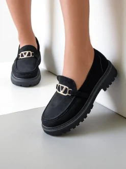 Discount Damskie mokasyny Erret Mokasyny Na Płaskiej Podeszwie