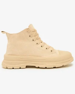 Best Damskie ocieplane buty sportowe a'la trampki Benvilo Damskie Trampki|Ocieplane