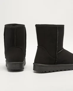 Outlet Damskie ocieplane eko-zamszowe buty a'la śniegowce w m kolorze Xetik Śniegowce