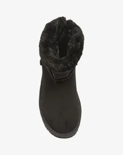 Outlet Damskie ocieplane eko-zamszowe buty a'la śniegowce w m kolorze Xetik Śniegowce