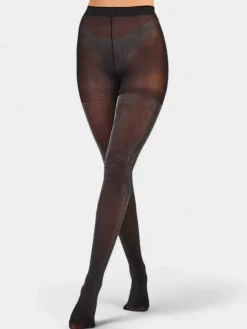 Best Damskie rajstopy z brokatem 20 DEN Rajstopy