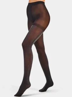 Best Damskie rajstopy z brokatem 20 DEN Rajstopy