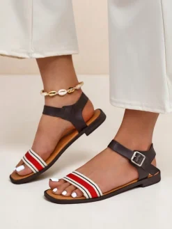 Sale Damskie sandały na płaskiej podeszwie Naya Sandały Płaskie