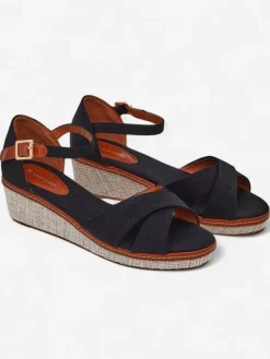 Sale Damskie sandały na koturnie bez palca Terrific Sandały Na Koturnie