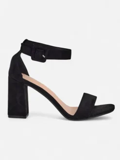 Outlet Damskie sandały eko zamszowe Ardeni Buty Na Wielkie Wyjście|Sandały Na Słupku