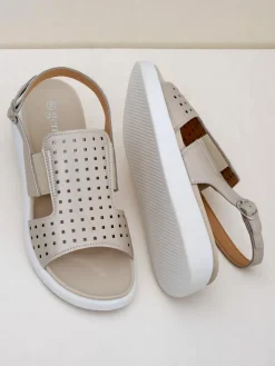 Clearance Damskie sandały na grubszej podeszwie BreezyStep Sandały Płaskie