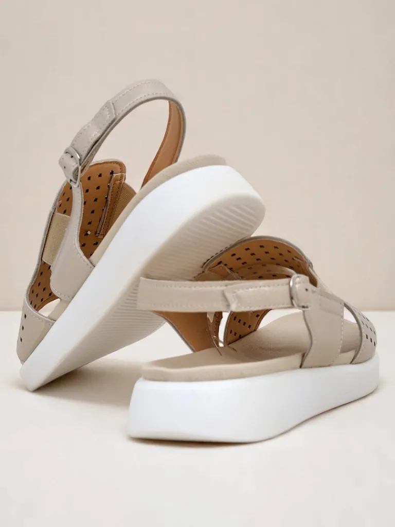 Clearance Damskie sandały na grubszej podeszwie BreezyStep Sandały Płaskie