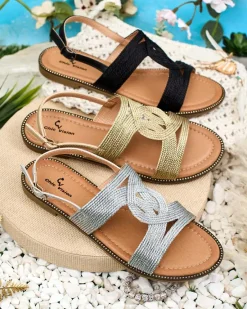 Clearance Damskie sandały Plecci Sandały Płaskie