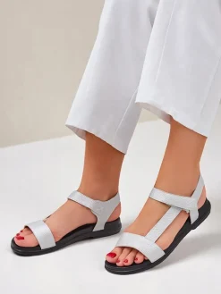 Best Damskie sandały na płaskiej podeszwie Lillia Sandały Płaskie