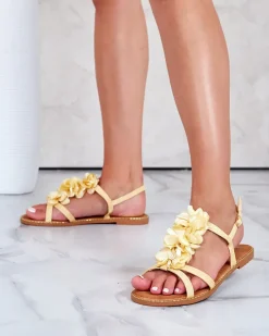 Best Damskie sandały Wimi Sandały Na Koturnie