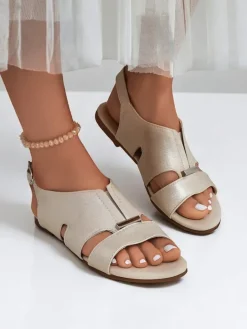 Discount Damskie sandały na płaskiej podeszwie Solea Comfort Sandały Płaskie