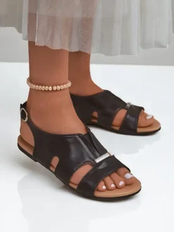 New Damskie sandały na płaskiej podeszwie Solea Comfort Sandały Płaskie