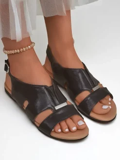 New Damskie sandały na płaskiej podeszwie Solea Comfort Sandały Płaskie