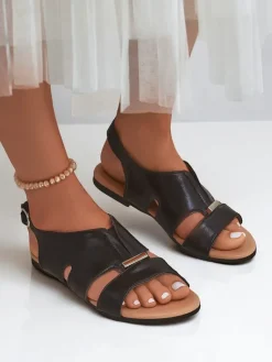 New Damskie sandały na płaskiej podeszwie Solea Comfort Sandały Płaskie