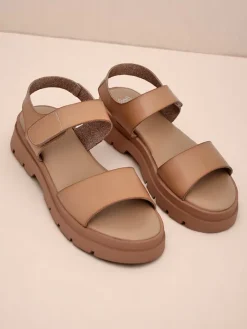 Best Damskie sandały na grubszej podeszwie Otvanna Sandały Płaskie