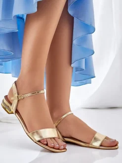 Outlet Damskie sandały na płaskiej podeszwie Aronies Ugc|Sandały Płaskie