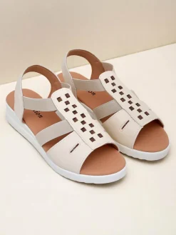 Best Damskie sandały na niskim koturnie Sora Sandały Na Koturnie