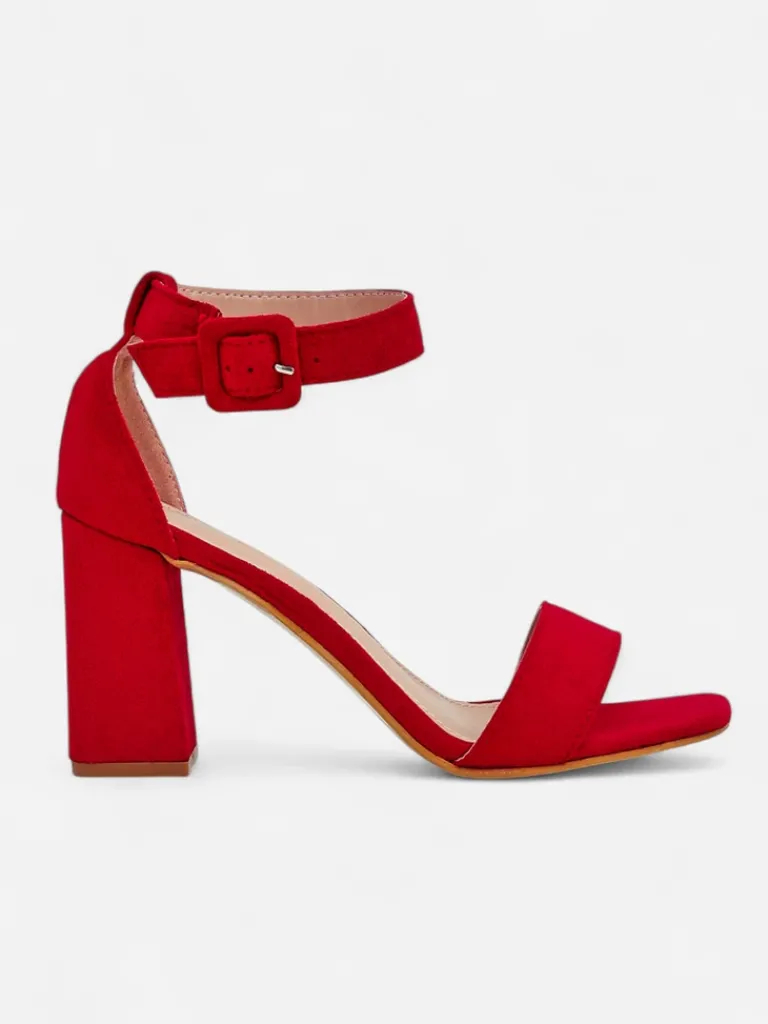 Clearance Damskie sandały eko zamszowe Ardeni Buty Na Wielkie Wyjście|Sandały Na Słupku