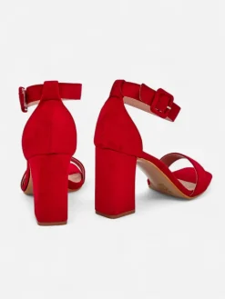 Clearance Damskie sandały eko zamszowe Ardeni Buty Na Wielkie Wyjście|Sandały Na Słupku