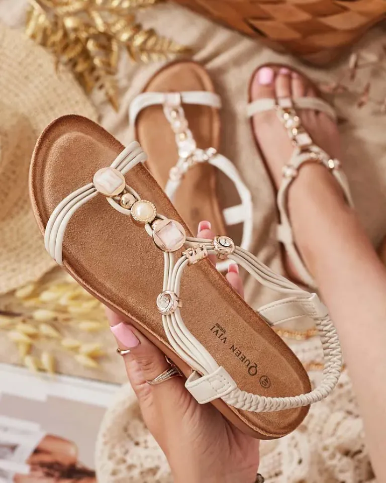 Best Damskie sandały Wian Sandały Płaskie