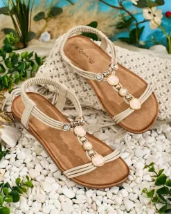 Best Damskie sandały Wian Sandały Płaskie