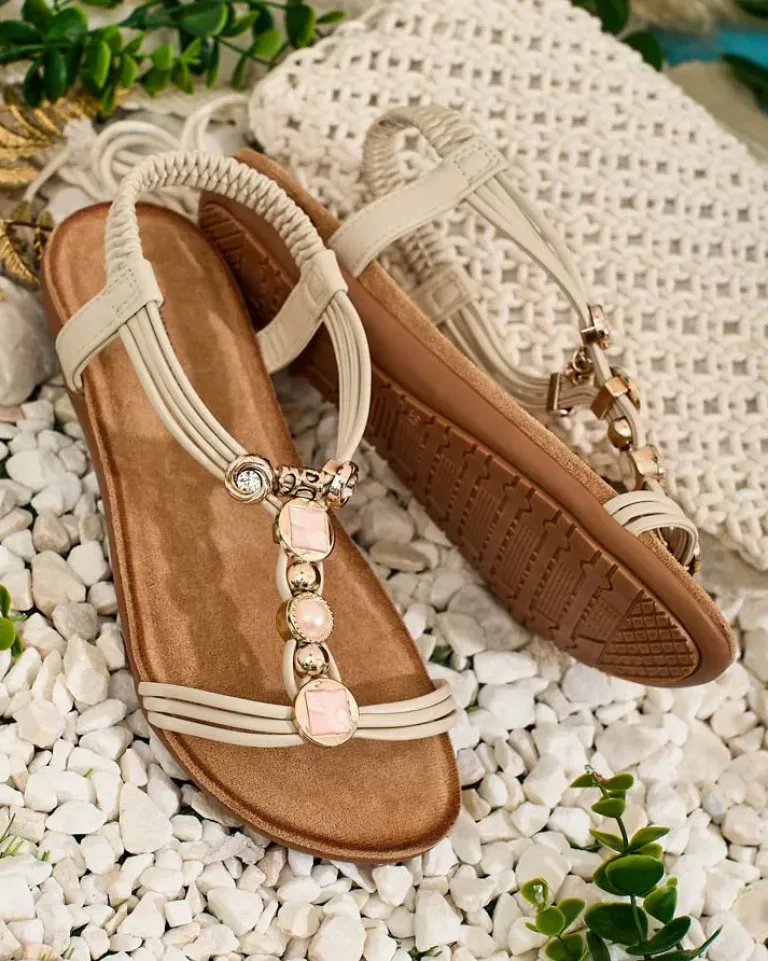 Best Damskie sandały Wian Sandały Płaskie