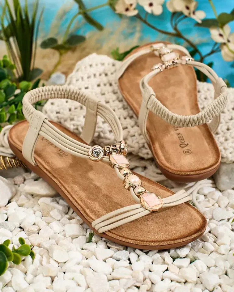 Best Damskie sandały Wian Sandały Płaskie