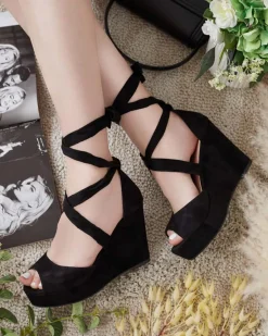 Best Damskie sandały na koturnie Villa Sandały Na Koturnie