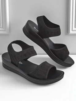 Outlet Damskie sandały na grubszej podeszwie Viva Flex II Sandały Płaskie