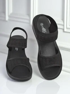 Outlet Damskie sandały na grubszej podeszwie Viva Flex II Sandały Płaskie