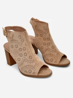 Best Damskie sandały na słupku ażurowe Abetle Buty Na Wielkie Wyjście|Sandały Na Słupku