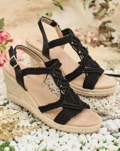 Outlet Damskie sandały na koturnie Ovia Sandały Na Koturnie