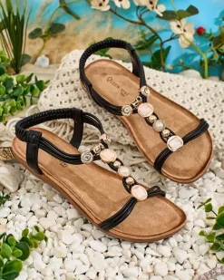 Sale Damskie sandały Wian Sandały Płaskie