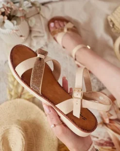 Best Damskie sandały Renos Sandały Płaskie