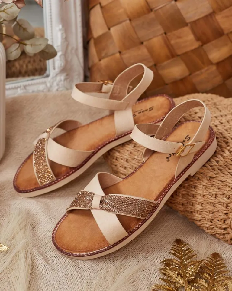 Best Damskie sandały Renos Sandały Płaskie