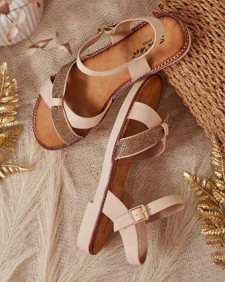 Best Damskie sandały Renos Sandały Płaskie