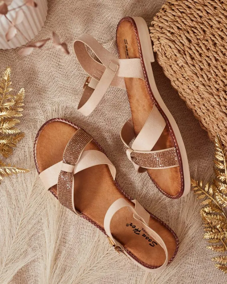 Best Damskie sandały Renos Sandały Płaskie