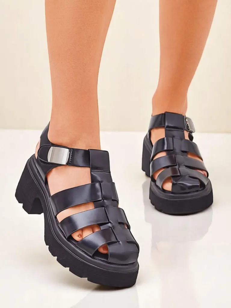 Best Damskie sandały w stylu rzymianek Bratz Sandały Płaskie