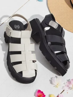 Best Damskie sandały w stylu rzymianek Bratz Sandały Płaskie