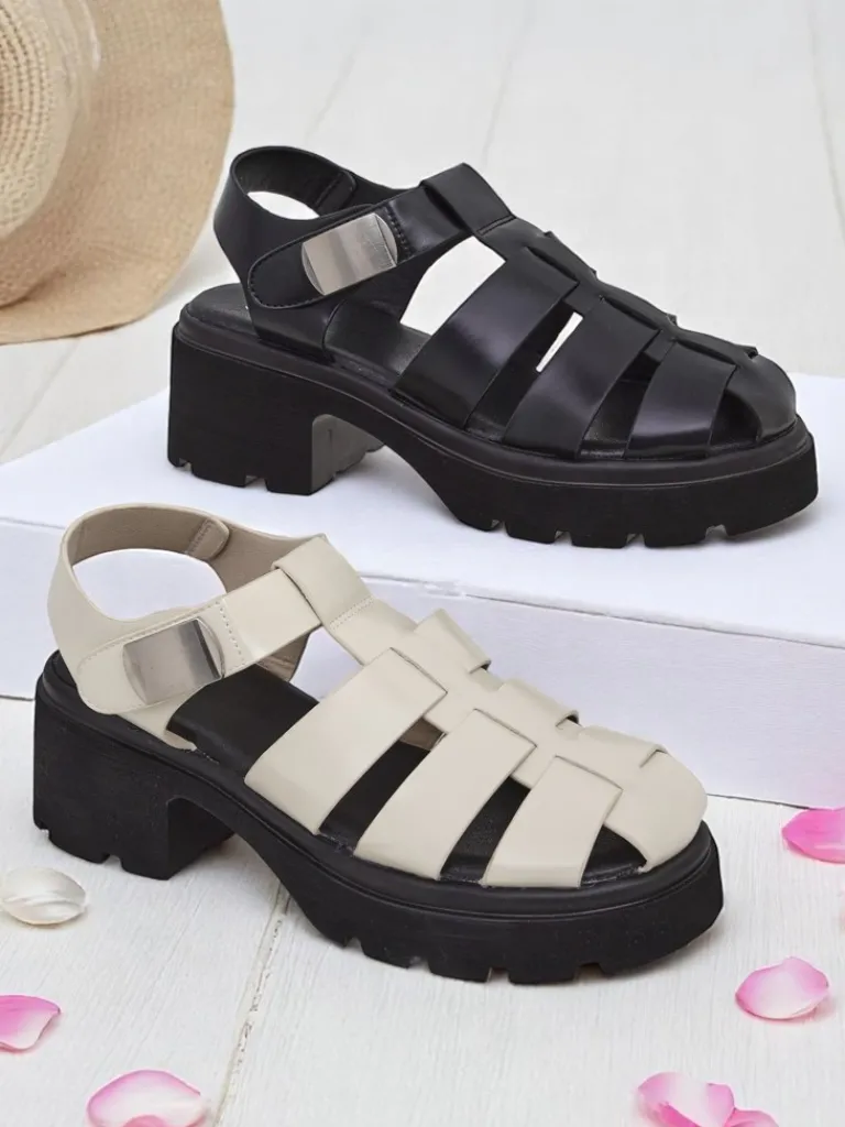 Best Damskie sandały w stylu rzymianek Bratz Sandały Płaskie