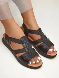 Best Damskie sandały na niskim koturnie Sora Sandały Na Koturnie