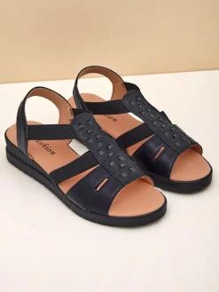 Best Damskie sandały na niskim koturnie Sora Sandały Na Koturnie