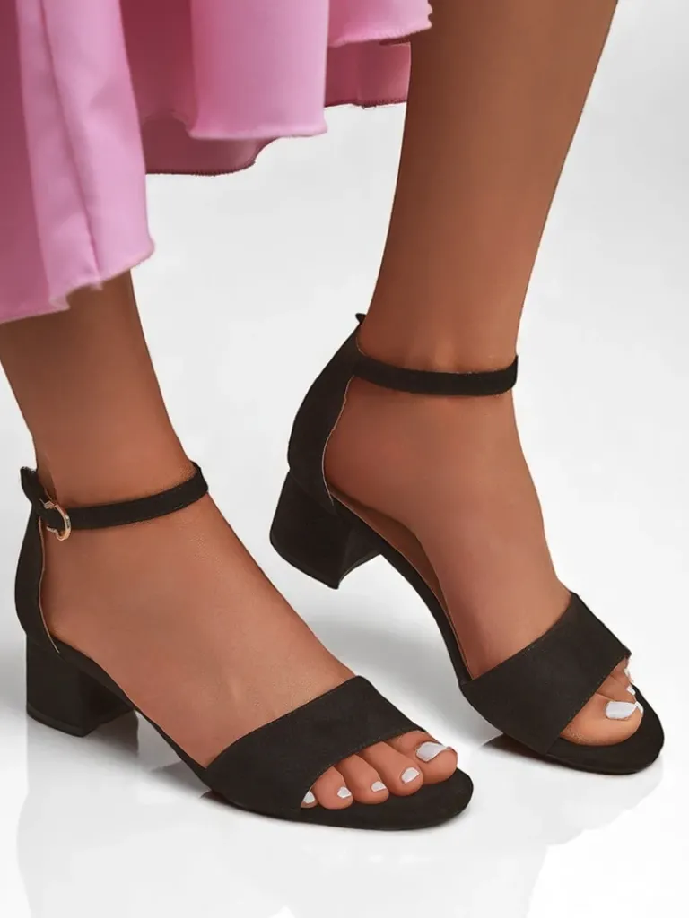 Online Damskie sandały na niskim obcasie SoftHeels Sandały Na Słupku