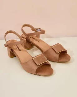 Outlet Damskie sandały Colvos Buty Na Wielkie Wyjście|Sandały Na Słupku