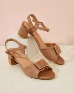 Outlet Damskie sandały Colvos Buty Na Wielkie Wyjście|Sandały Na Słupku