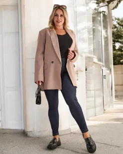 Sale Damskie spodnie typu tregginsy PLUS SIZE Legginsy / Tregginsy|Plus Size